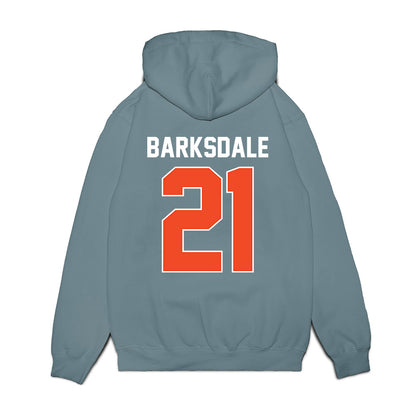 Virginia - NCAA Men's Basketball : Silas Barksdale - Vintage Shersey Premium Hooded Sweatshirt-1