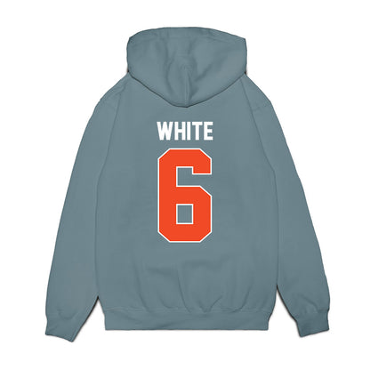 Virginia - NCAA Men's Basketball : Jacari White - Vintage Shersey Premium Hooded Sweatshirt-1