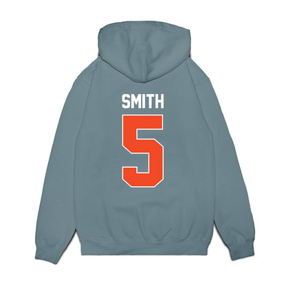 Virginia - NCAA Women's Basketball : Sa'Myah Smith - Vintage Shersey Premium Hooded Sweatshirt-1