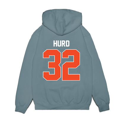 Virginia - NCAA Women's Basketball : Breona Hurd - Vintage Shersey Premium Hooded Sweatshirt-1