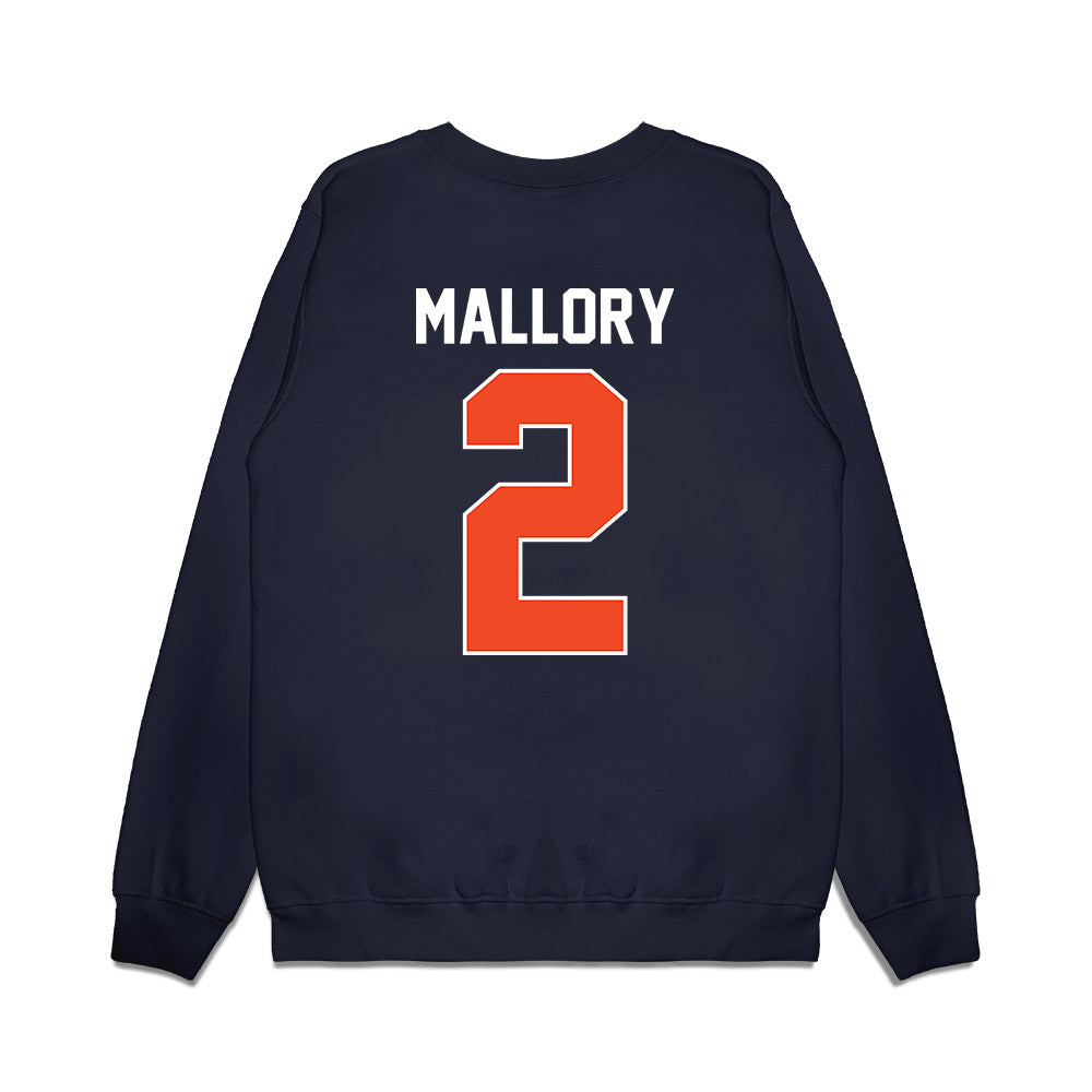 Virginia - NCAA Men's Basketball : Chance Mallory - Vintage Shersey Premium Crewneck Sweatshirt-1