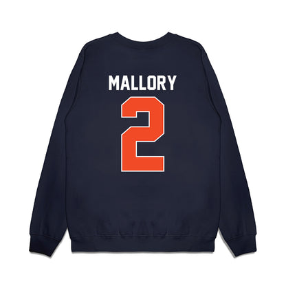 Virginia - NCAA Men's Basketball : Chance Mallory - Vintage Shersey Premium Crewneck Sweatshirt-1