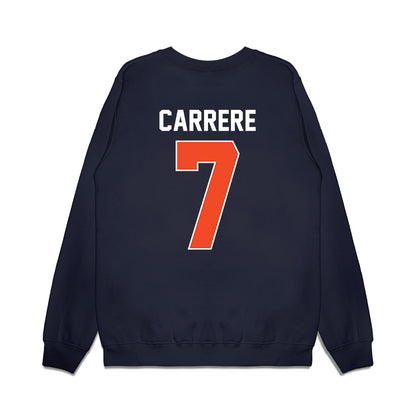 Virginia - NCAA Men's Basketball : Martin Carrere - Vintage Shersey Premium Crewneck Sweatshirt-1