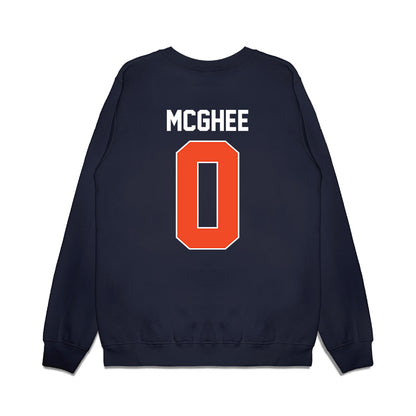 Virginia - NCAA Women's Basketball : Olivia McGhee - Vintage Shersey Premium Crewneck Sweatshirt-1