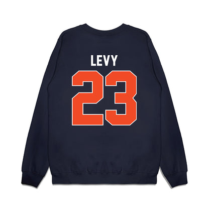 Virginia - NCAA Women's Basketball : Romi Levy - Vintage Shersey Premium Crewneck Sweatshirt-1