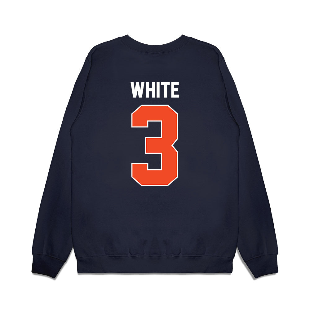 Virginia - NCAA Women's Basketball : Gabrielle White - Vintage Shersey Premium Crewneck Sweatshirt-1