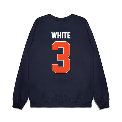 Virginia - NCAA Women's Basketball : Gabrielle White - Vintage Shersey Premium Crewneck Sweatshirt-1