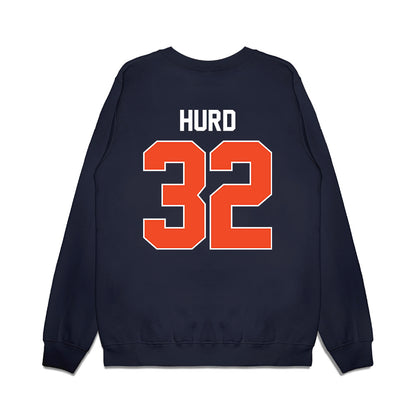 Virginia - NCAA Women's Basketball : Breona Hurd - Vintage Shersey Premium Crewneck Sweatshirt-1