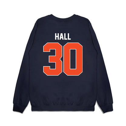 Virginia - NCAA Men's Basketball : Dallin Hall - Vintage Shersey Premium Crewneck Sweatshirt-1