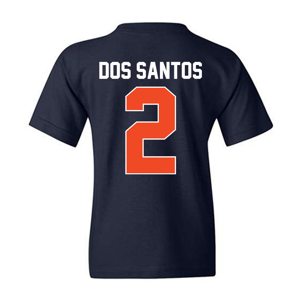 Virginia - NCAA Women's Basketball : Raiane Dos Santos - Vintage Shersey Youth T-Shirt-1
