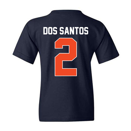 Virginia - NCAA Women's Basketball : Raiane Dos Santos - Vintage Shersey Youth T-Shirt-1