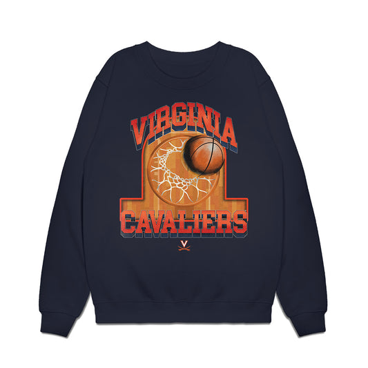 Virginia - NCAA Men's Basketball : Jurian Dixon - Vintage Shersey Premium Crewneck Sweatshirt-0