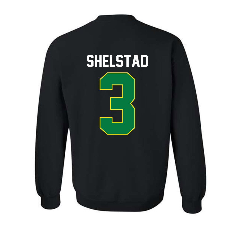 Oregon - NCAA Men's Basketball : Jackson Shelstad - Vintage Shersey Crewneck Sweatshirt-1