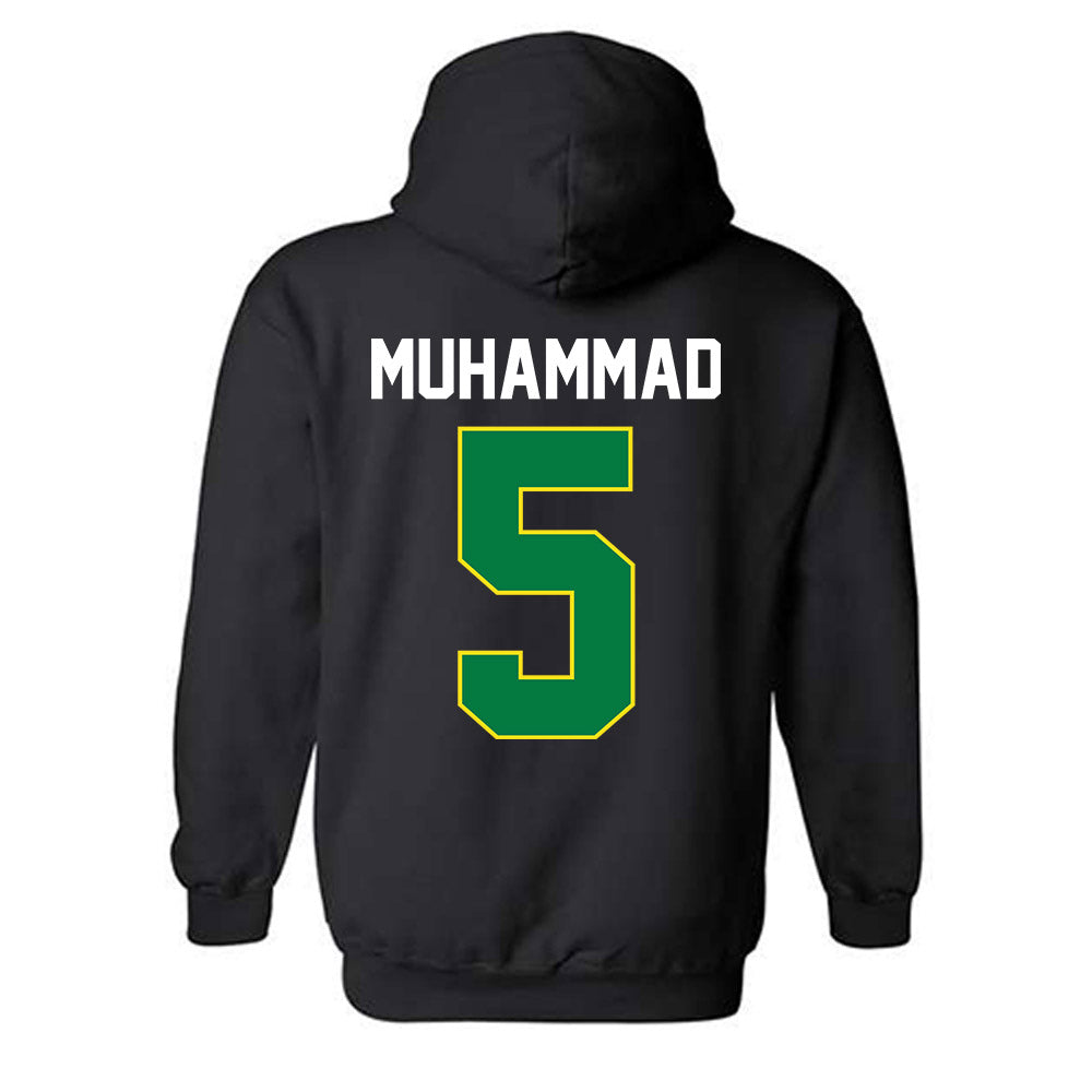 Oregon - NCAA Women's Basketball : Amina Muhammad - Vintage Shersey Hooded Sweatshirt-1