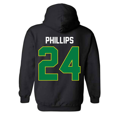 Oregon - NCAA Men's Basketball : Jamari Phillips - Vintage Shersey Hooded Sweatshirt-1
