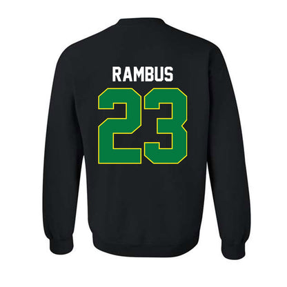 Oregon - NCAA Women's Basketball : Sarah Rambus - Vintage Shersey Crewneck Sweatshirt-1
