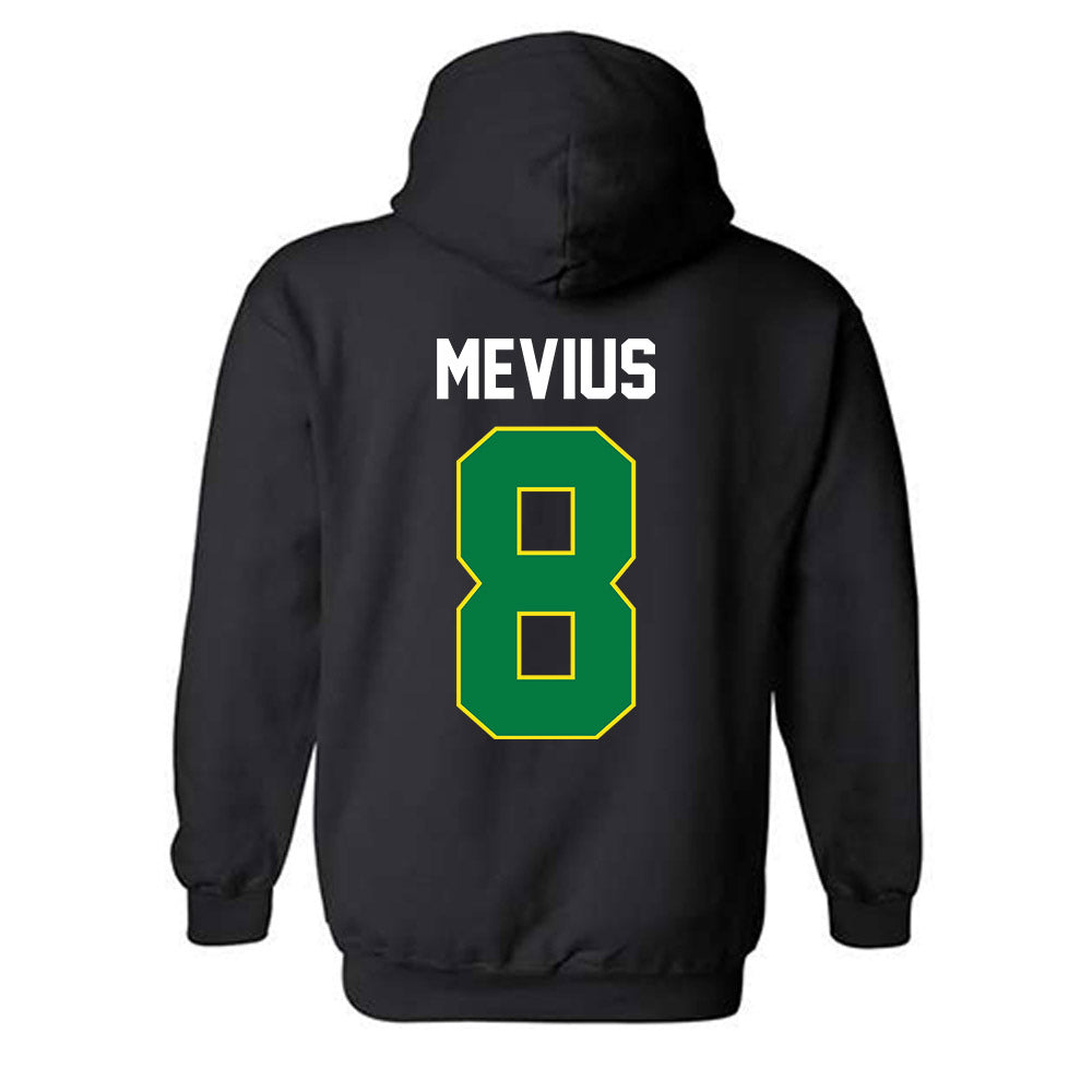 Oregon - NCAA Women's Basketball : Elisa Mevius - Vintage Shersey Hooded Sweatshirt-1