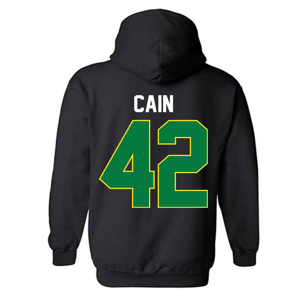 Oregon - NCAA Women's Basketball : Avary Cain - Vintage Shersey Hooded Sweatshirt-1