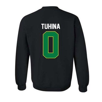 Oregon - NCAA Women's Basketball : Astera Tuhina - Vintage Shersey Crewneck Sweatshirt-1