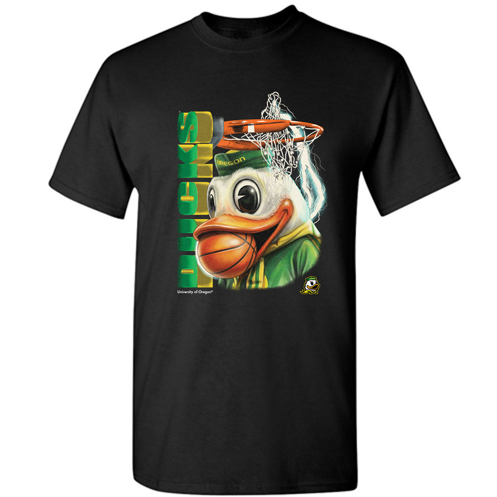 Oregon - NCAA Women's Basketball : Sofia Bell - Vintage Shersey T-Shirt-0
