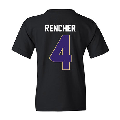 Washington - NCAA Men's Basketball : Jasir Rencher - Vintage Shersey Youth T-Shirt-1