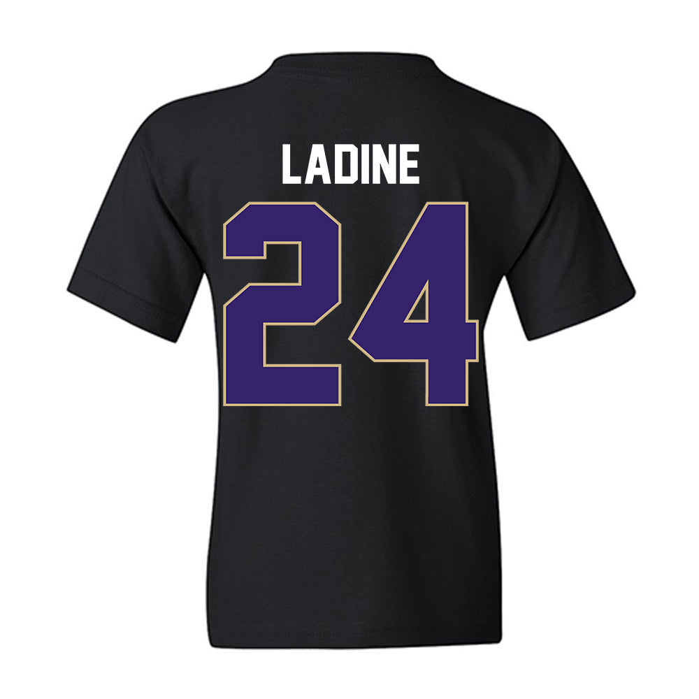 Washington - NCAA Women's Basketball : Elle Ladine - Vintage Shersey Youth T-Shirt-1