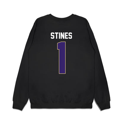 Washington - NCAA Women's Basketball : Hannah Stines - Vintage Shersey Premium Crewneck Sweatshirt-1