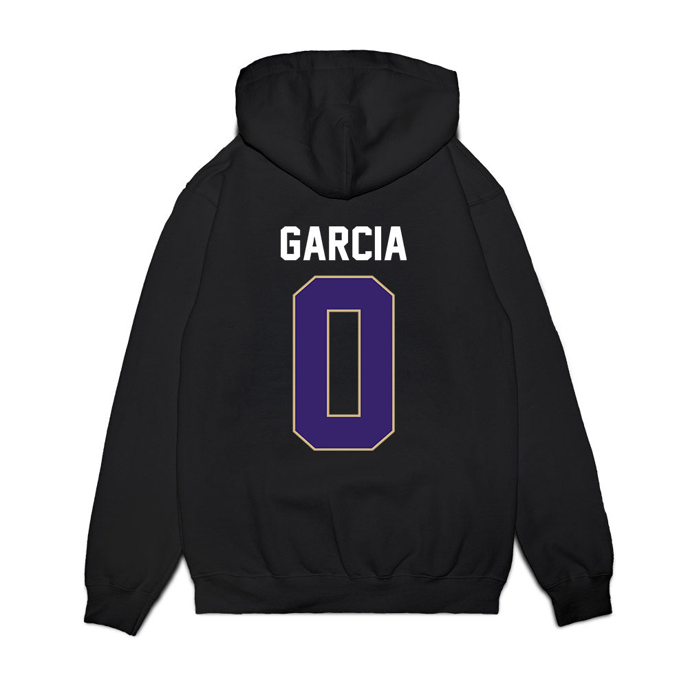 Washington - NCAA Women's Basketball : Amayah Garcia - Vintage Shersey Premium Hooded Sweatshirt-1