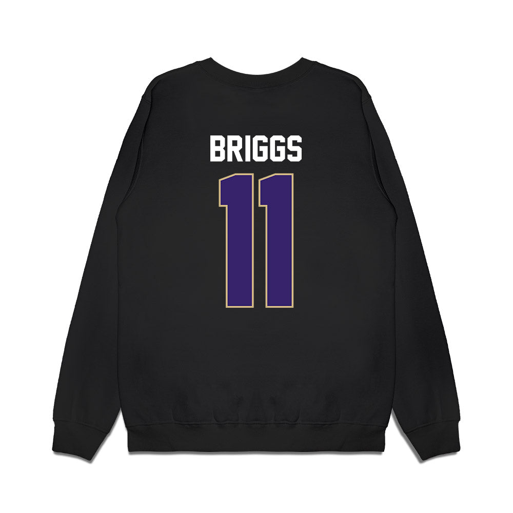 Washington - NCAA Women's Basketball : Chloe Briggs - Vintage Shersey Premium Crewneck Sweatshirt-1