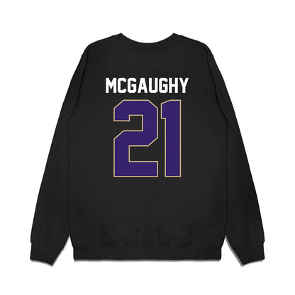 Washington - NCAA Women's Basketball : Brynn McGaughy - Vintage Shersey Premium Crewneck Sweatshirt-1