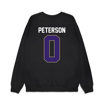 Washington - NCAA Men's Basketball : Quimari Peterson - Vintage Shersey Premium Crewneck Sweatshirt-1