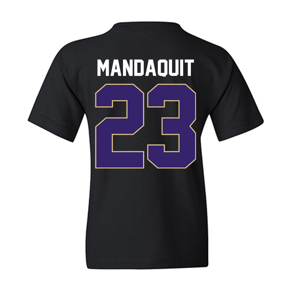 Washington - NCAA Men's Basketball : JJ Mandaquit - Vintage Shersey Youth T-Shirt-1