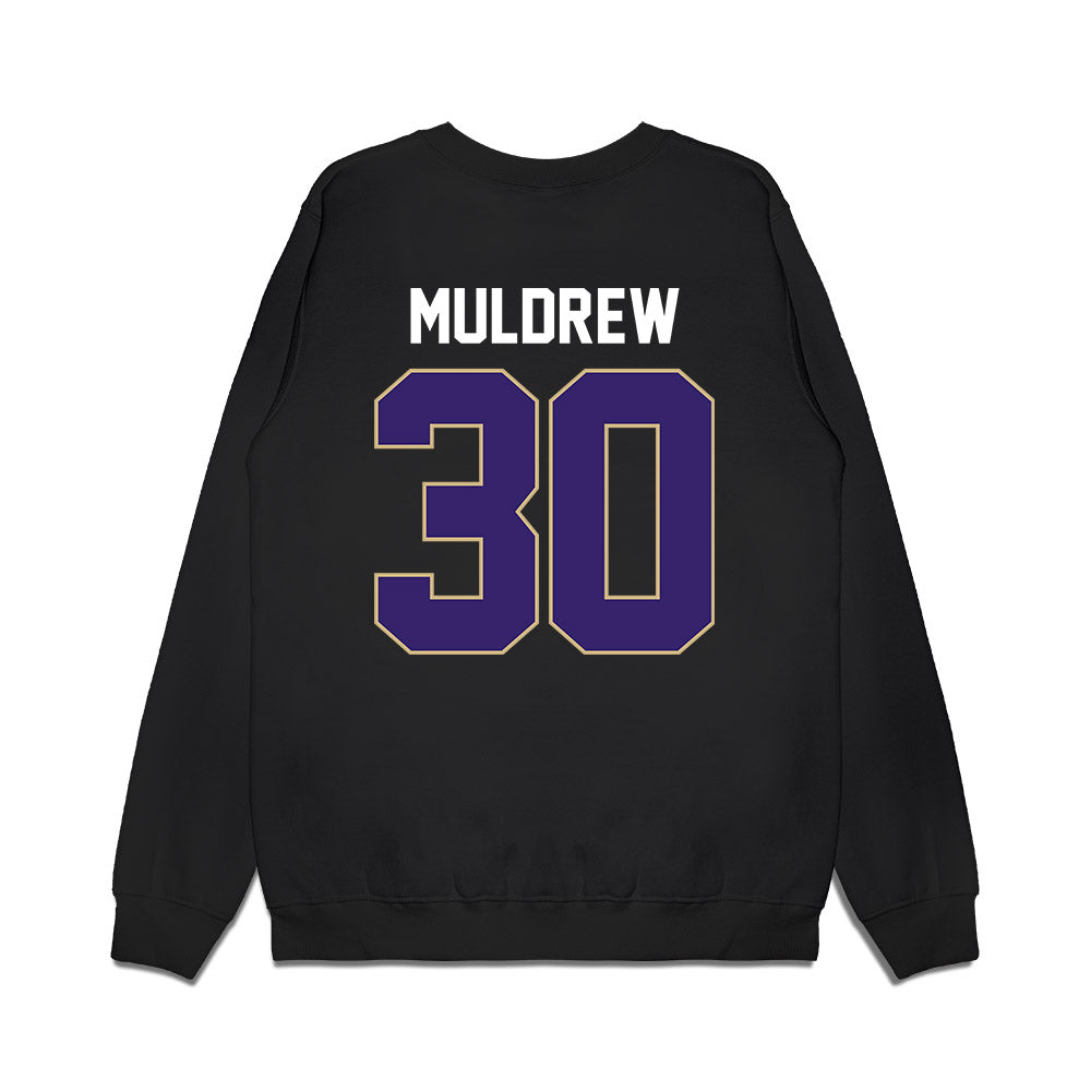Washington - NCAA Men's Basketball : Courtland Muldrew - Vintage Shersey Premium Crewneck Sweatshirt-1