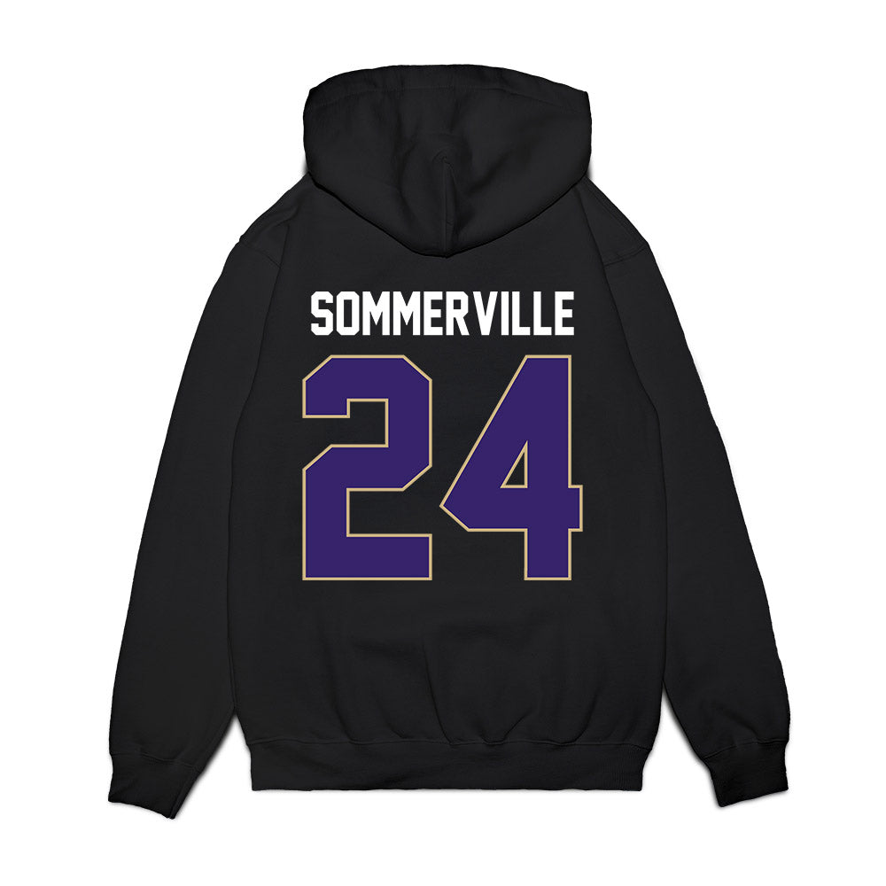 Washington - NCAA Men's Basketball : Lathan Sommerville - Vintage Shersey Premium Hooded Sweatshirt-1
