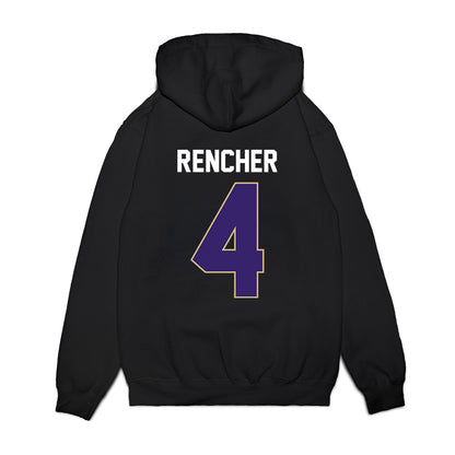 Washington - NCAA Men's Basketball : Jasir Rencher - Vintage Shersey Premium Hooded Sweatshirt-1