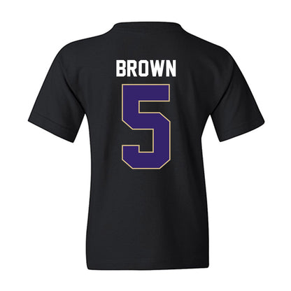Washington - NCAA Women's Basketball : Teagan Brown - Vintage Shersey Youth T-Shirt-1