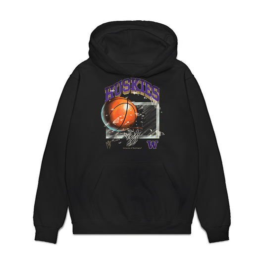 Washington - NCAA Women's Basketball : Sayvia Sellers - Vintage Shersey Premium Hooded Sweatshirt-0