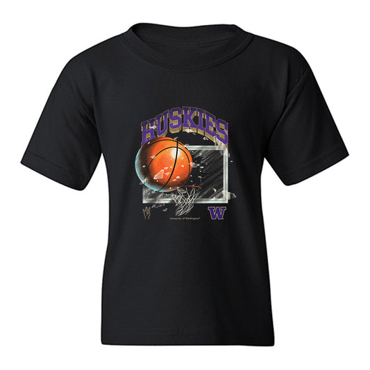 Washington - NCAA Women's Basketball : Hannah Stines - Vintage Shersey Youth T-Shirt-0