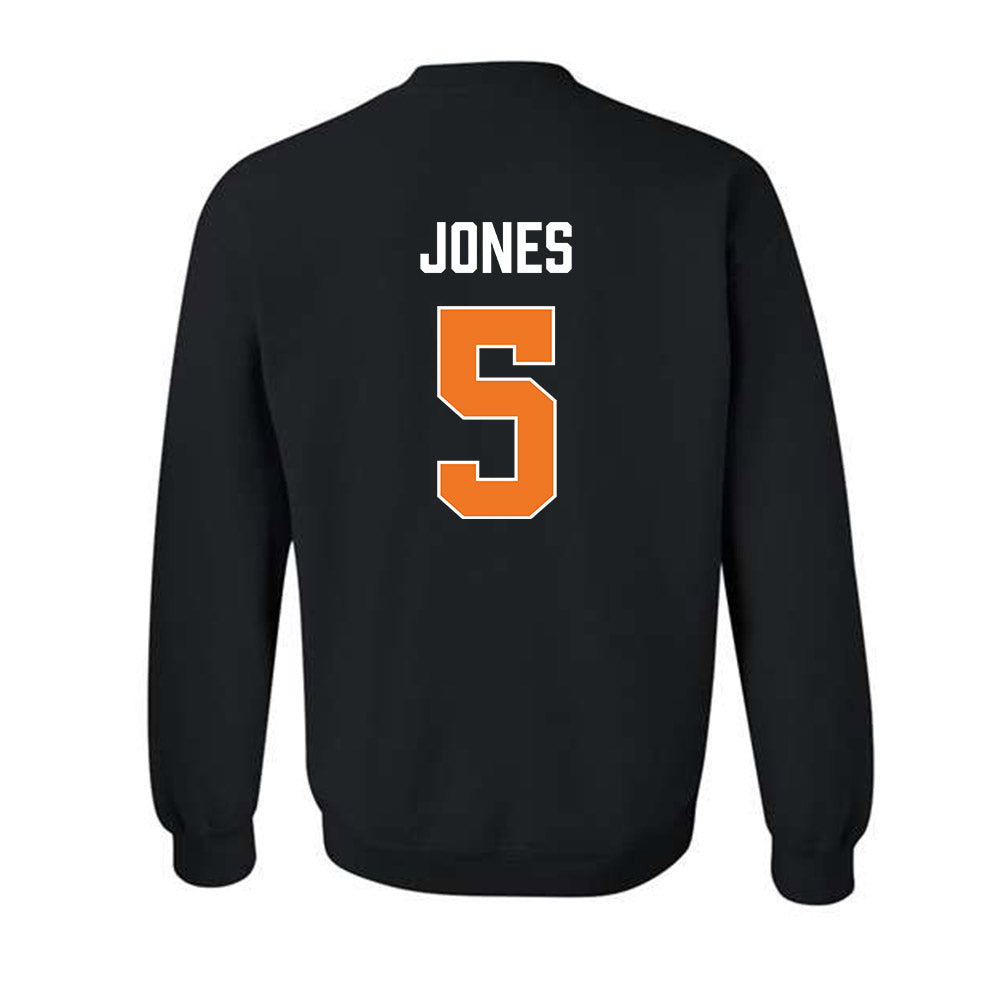 Virginia Tech - NCAA Men's Basketball : SinCere Jones - Vintage Sports Shersey Crewneck Sweatshirt-1