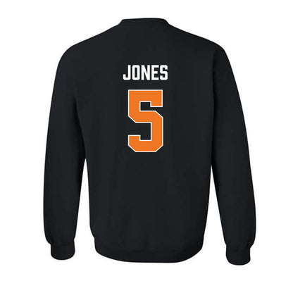 Virginia Tech - NCAA Men's Basketball : SinCere Jones - Vintage Sports Shersey Crewneck Sweatshirt-1