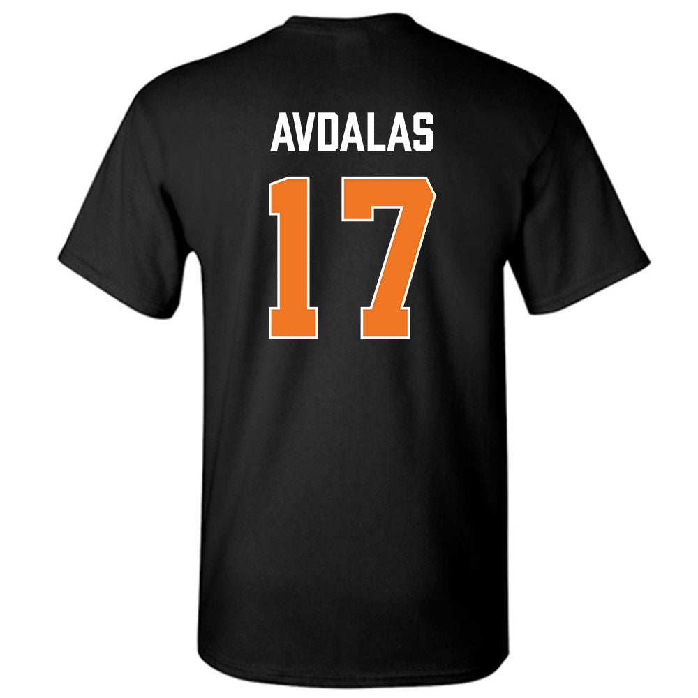 Virginia Tech - NCAA Men's Basketball : Neoklis Avdalas - Vintage Sports Shersey T-Shirt-1