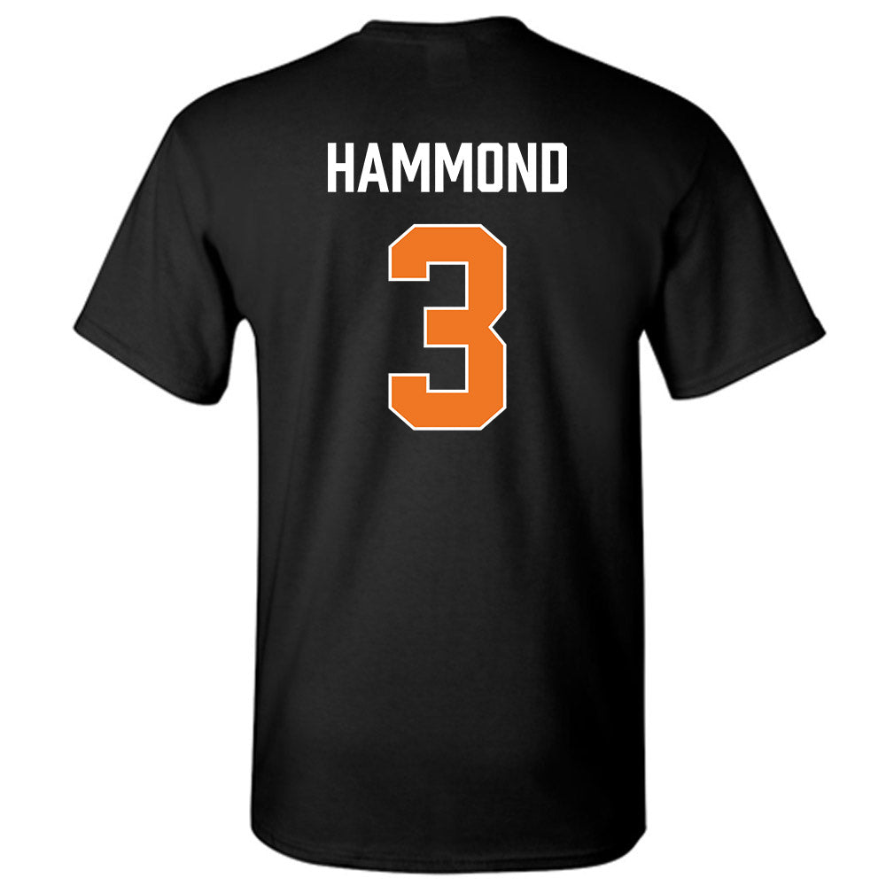 Virginia Tech - NCAA Men's Basketball : Ben Hammond - Vintage Sports Shersey T-Shirt-1
