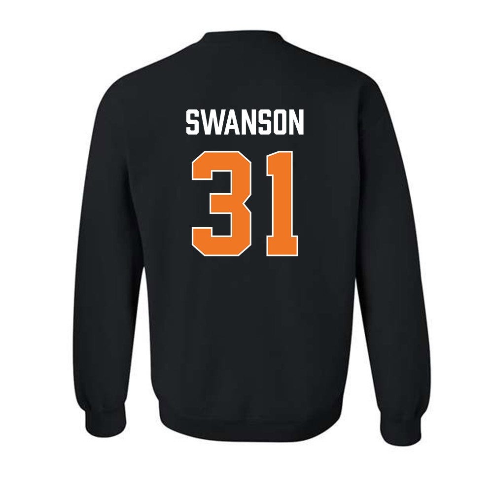 Virginia Tech - NCAA Women's Basketball : Sophie Swanson - Vintage Sports Shersey Crewneck Sweatshirt-1