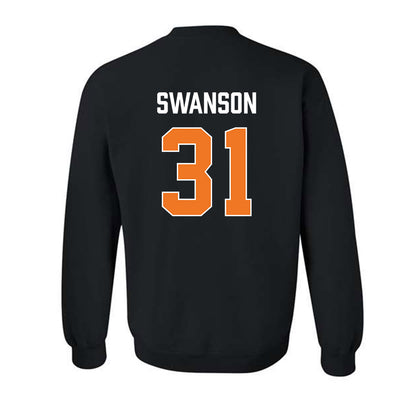 Virginia Tech - NCAA Women's Basketball : Sophie Swanson - Vintage Sports Shersey Crewneck Sweatshirt-1