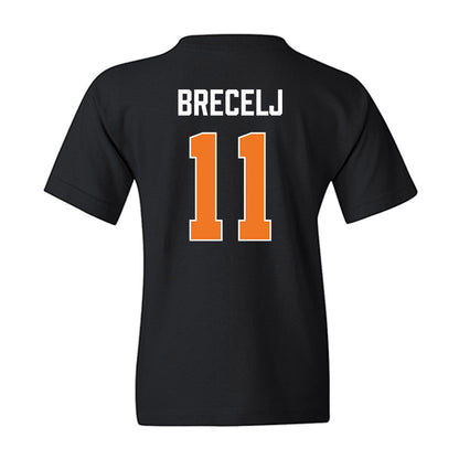 Virginia Tech - NCAA Women's Basketball : Spela Brecelj - Vintage Sports Shersey Youth T-Shirt-1