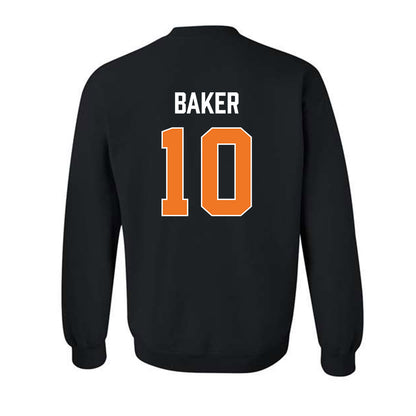 Virginia Tech - NCAA Women's Basketball : Carys Baker - Vintage Sports Shersey Crewneck Sweatshirt-1