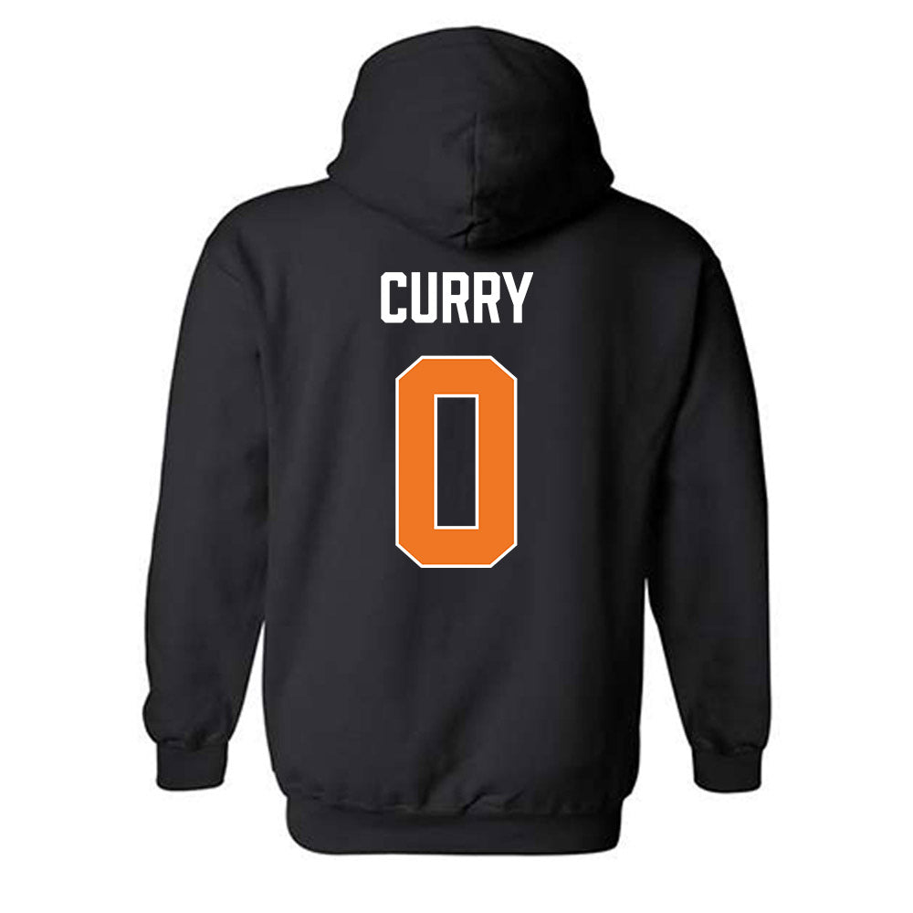 Virginia Tech - NCAA Men's Basketball : Jaylen Curry - Vintage Sports Shersey Hooded Sweatshirt-1