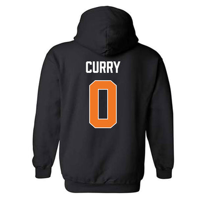 Virginia Tech - NCAA Men's Basketball : Jaylen Curry - Vintage Sports Shersey Hooded Sweatshirt-1