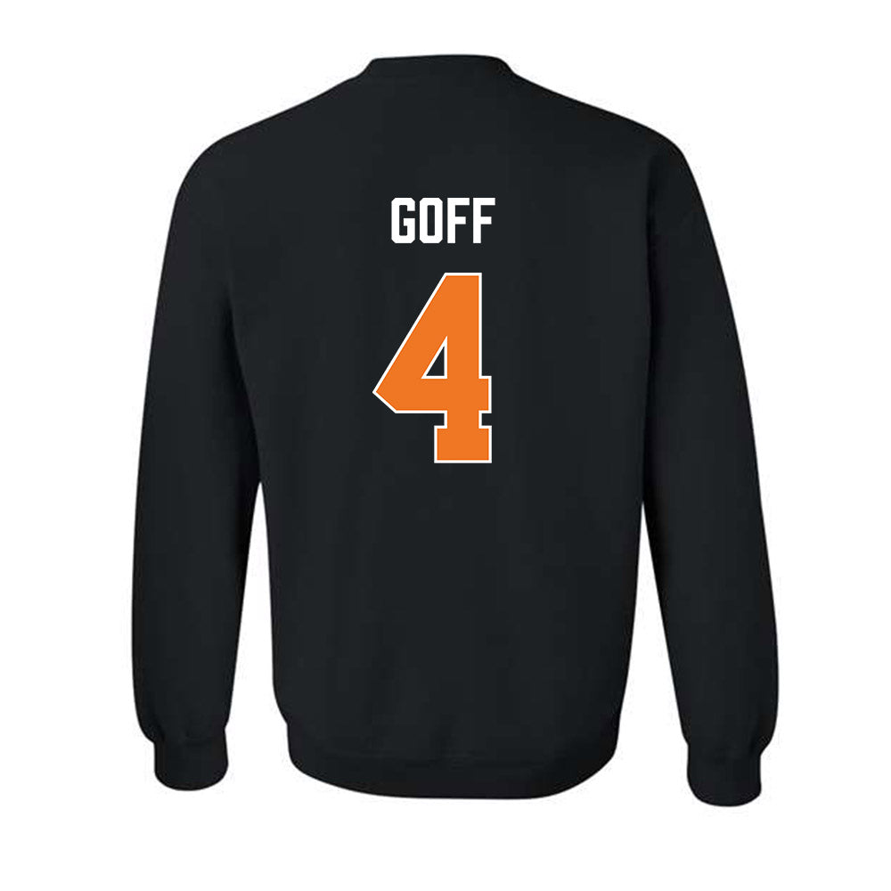 Virginia Tech - NCAA Women's Basketball : Natalee Goff - Vintage Sports Shersey Crewneck Sweatshirt-1