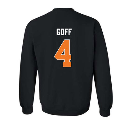 Virginia Tech - NCAA Women's Basketball : Natalee Goff - Vintage Sports Shersey Crewneck Sweatshirt-1